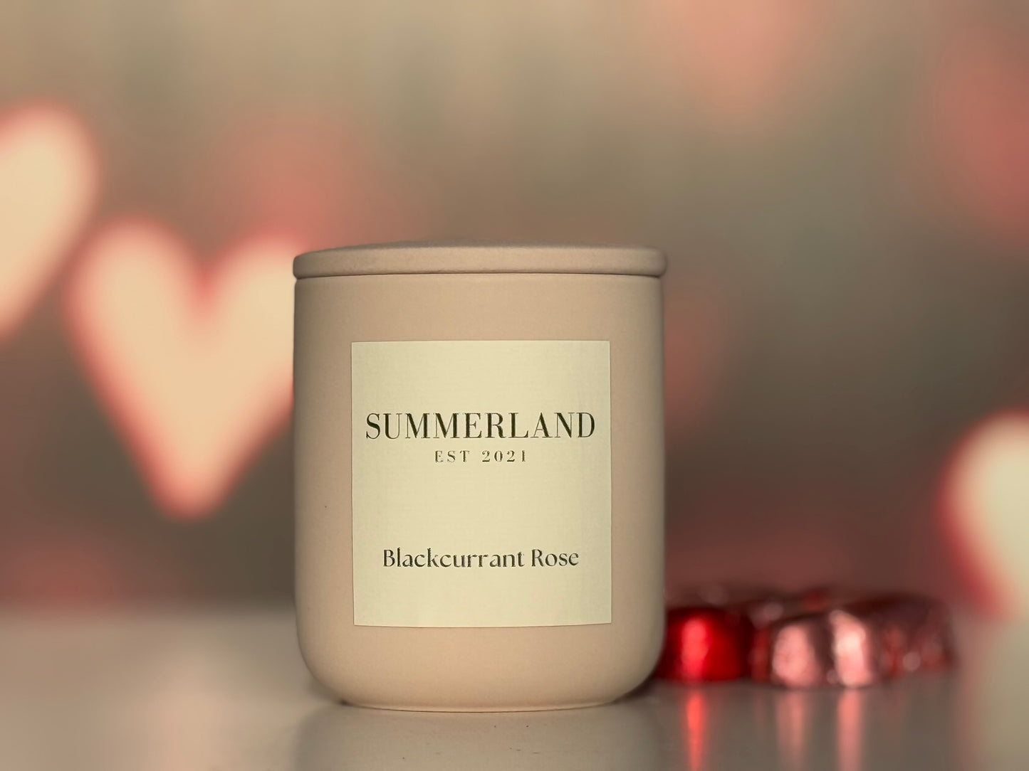 Blackcurrant Rose LIMITED EDITION VALENTINE'S DAY PINK JAR