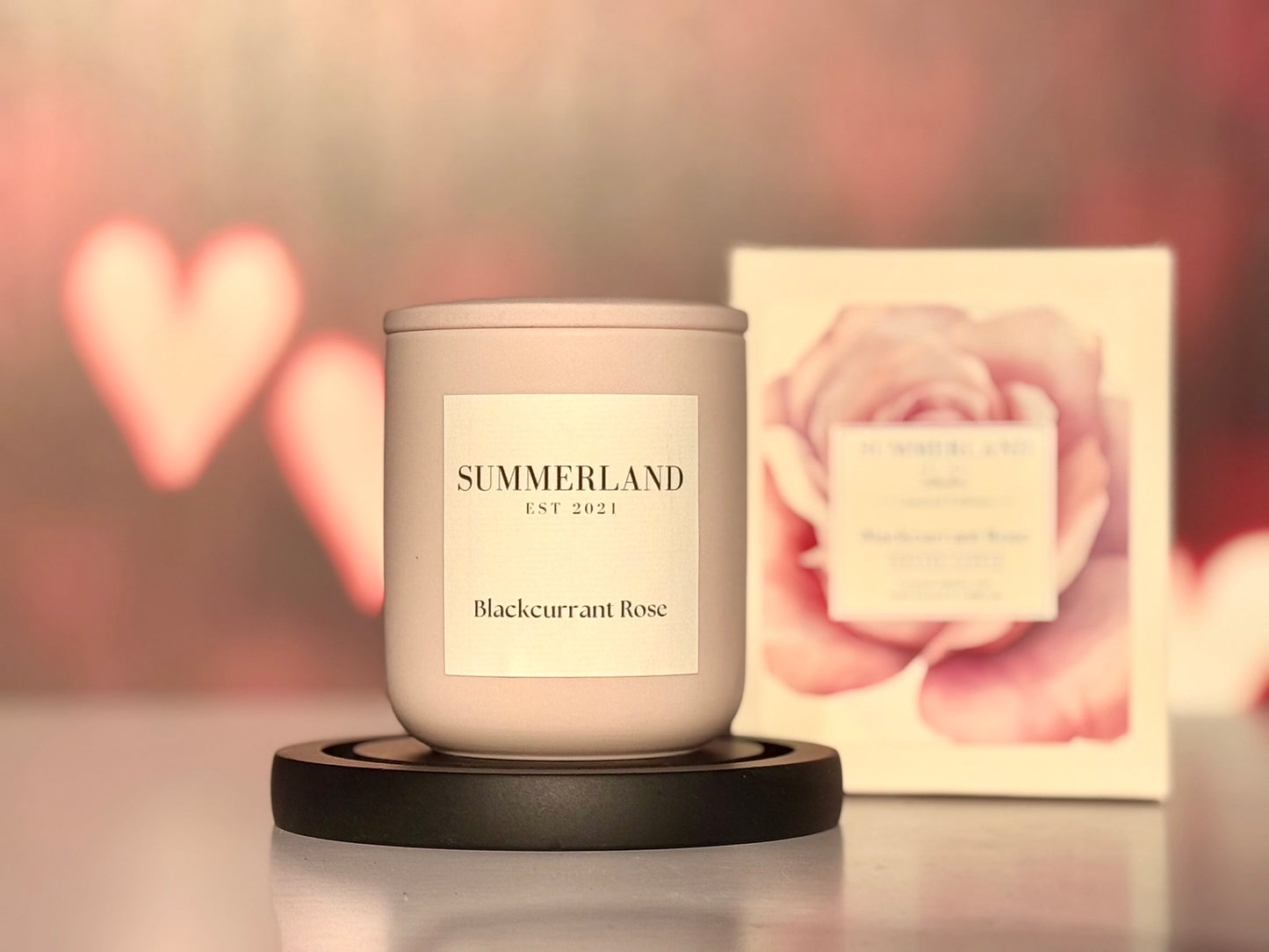 Blackcurrant Rose LIMITED EDITION VALENTINE'S DAY PINK JAR